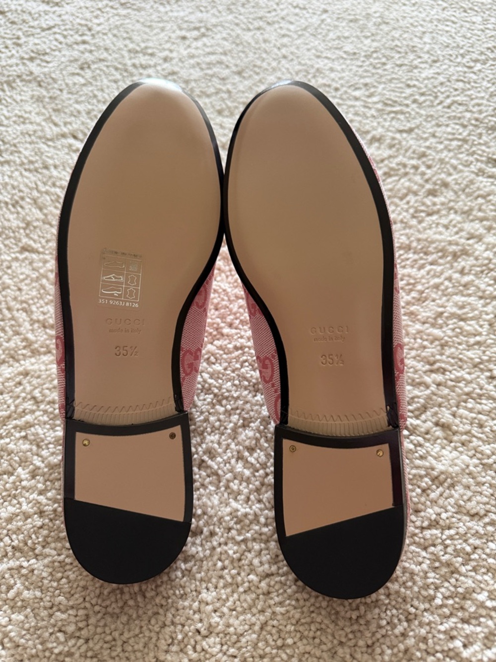 Gucci Pink GG Canvas Women’s Horsebit Slippers - Picture 5 of 8